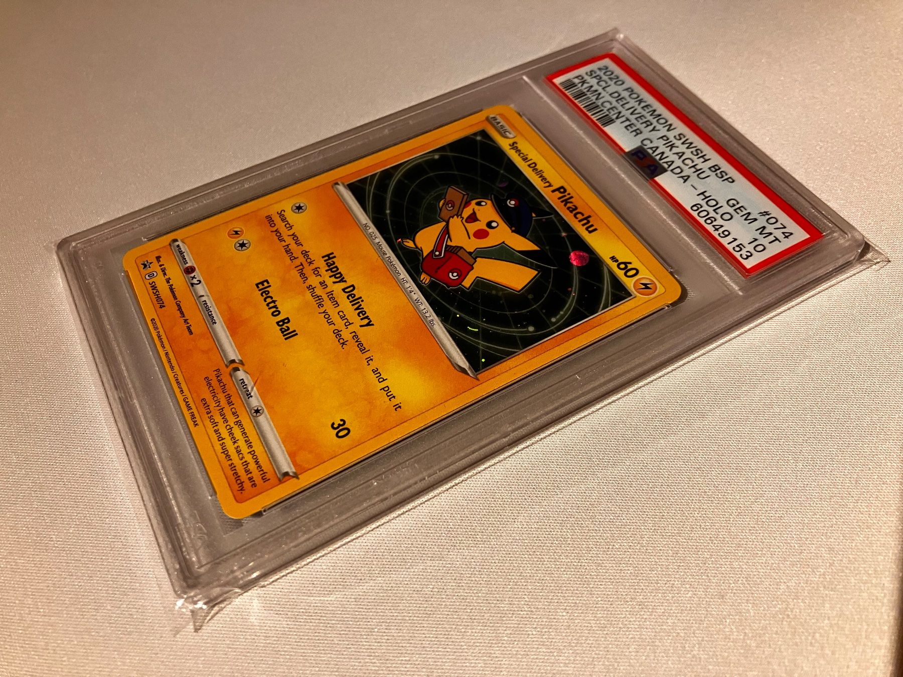 Pokémon Carte collezionabili: Special Delivery Pikachu Holo PSA 10 – Usato da Wohlen AG venduto da PMJr 2