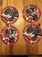 4 Untertassen Karton oder Bier Deckel neu Durchmesser 10cm