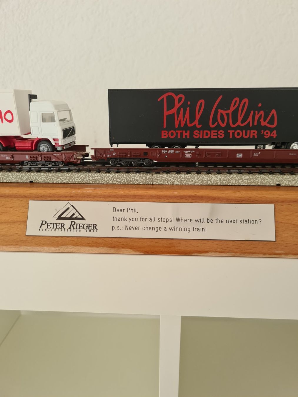 Trains électriques: Model Trucks Phil Collins Tour single unique Einzelstück – D'occasion à Monthey par 187-zeroo 2