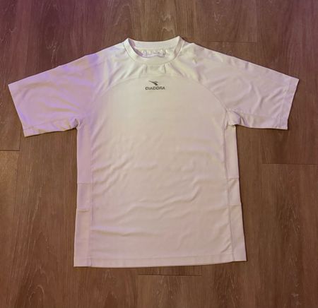 Weißes T-Shirt, Diadora, Größe S