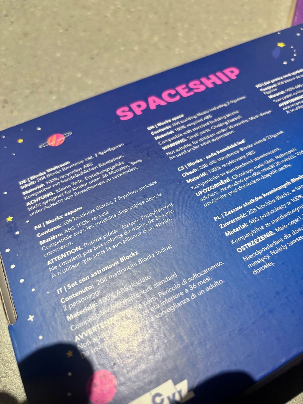 Giocattoli: Blockz Spaceship Bausatz, neuwertig – Usato da Zürich venduto da engebrunau 2