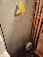 Scheibe mit Katzenklappe