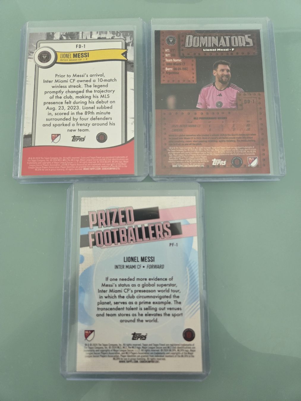 Topps Sammelbilder & Trading cards: Messi Lot Inserts MLS Finest – Gebraucht aus Frick von JArc 1