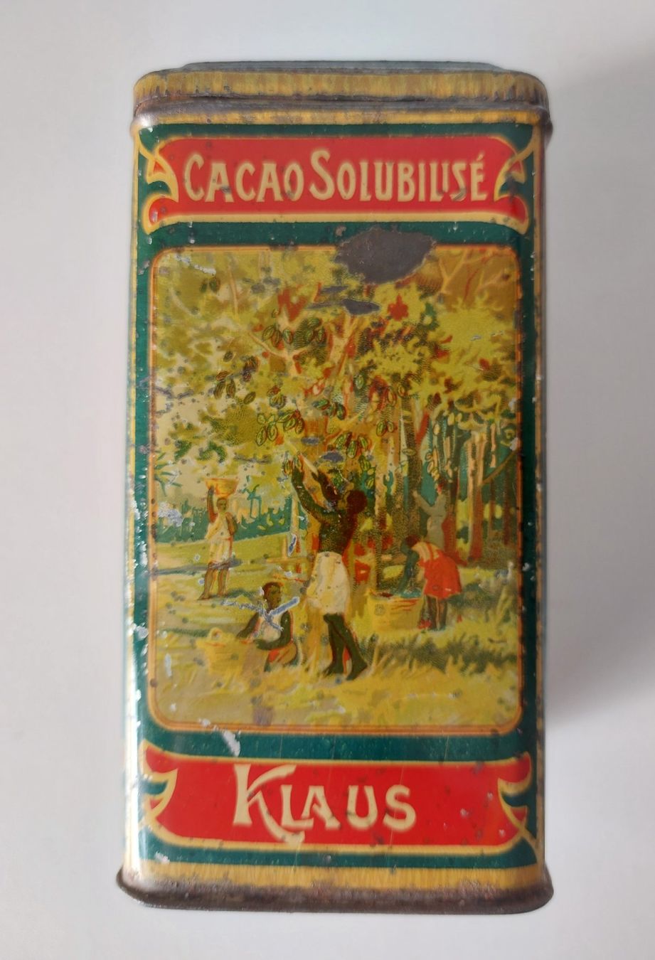 Cailler Dosen: Alte Blechbüchse Klaus Cacao Blechdose boite klein – Gebraucht aus Schenkon von TG10 3