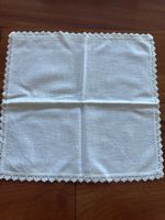 Summer Linens: 12 Vintage Handkerchiefs with Lace Edging