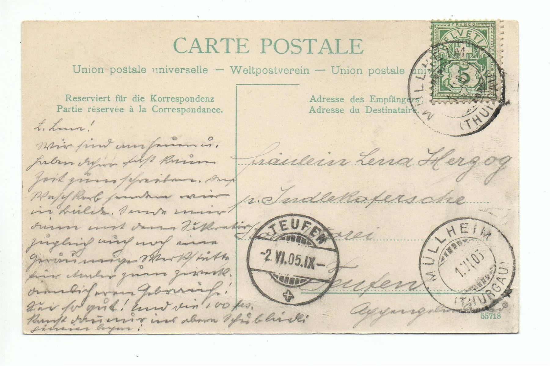 Cartoline postali: MÜLLHEIM Kirche – Usato da Jona venduto da philajona 1