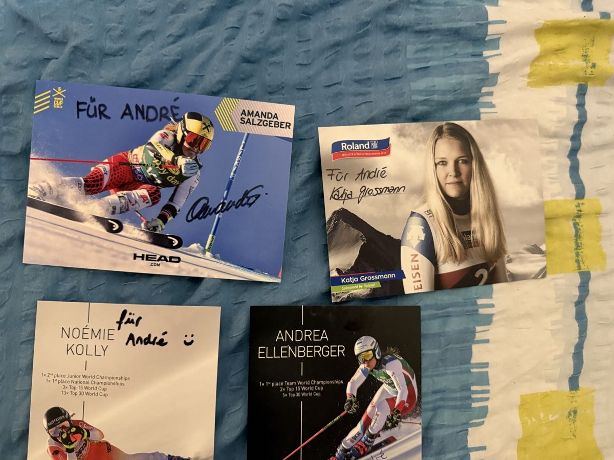 Autographes: Autogrammkarten Ski Alpin mit Original Unterschrift – D'occasion à Rüschlikon par andi_841 1