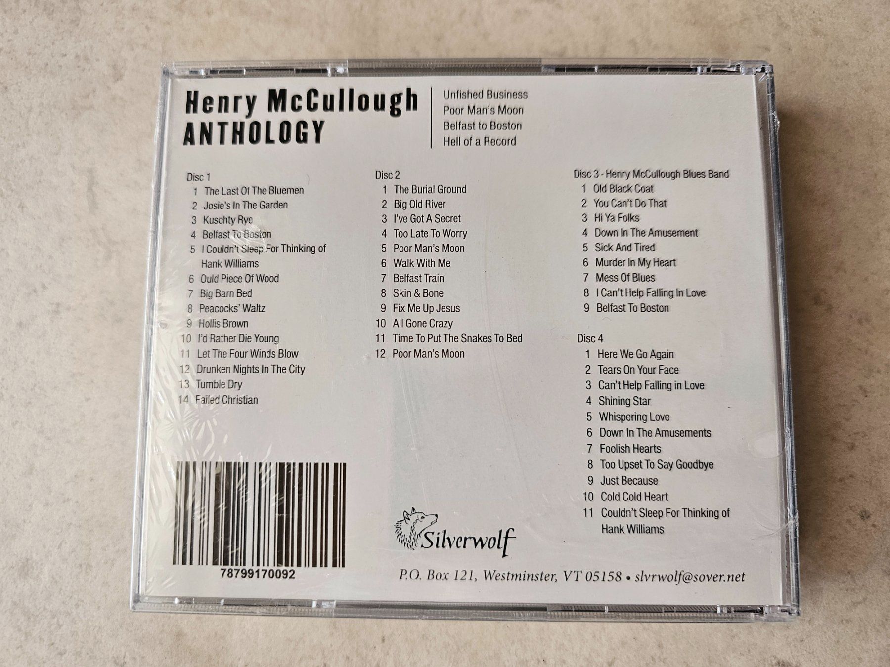 CDs: Henry McCullough  -  Anthology / 4 Disc Set Fabrikneu – Neu und originalverpackt aus Schneisingen von backstore24 1