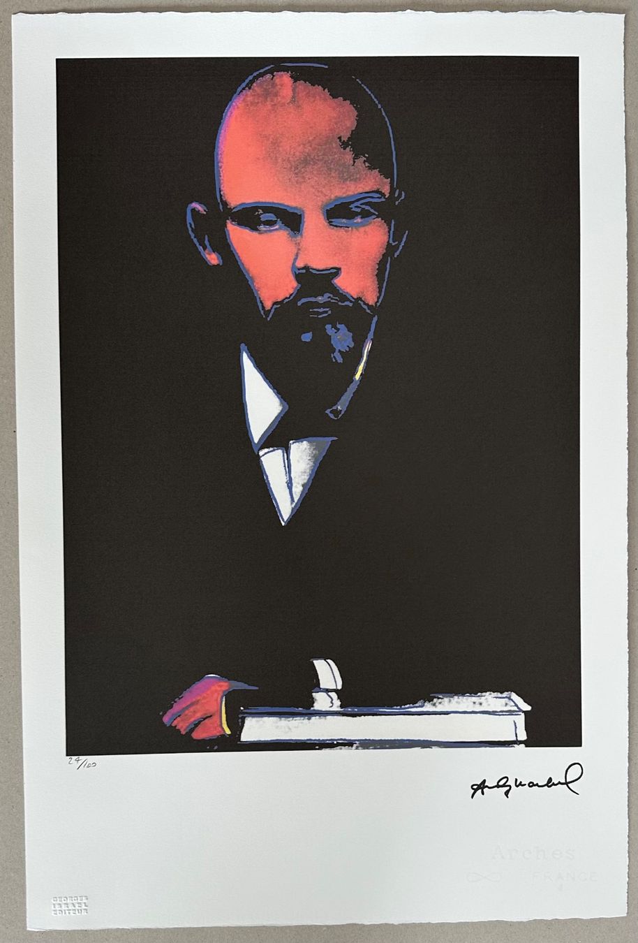 Dipinti: Andy Warhol: Black Lenin, POP Art 24/100 – Nuovo (secondo la descrizione) da Meilen venduto da Smgdesign