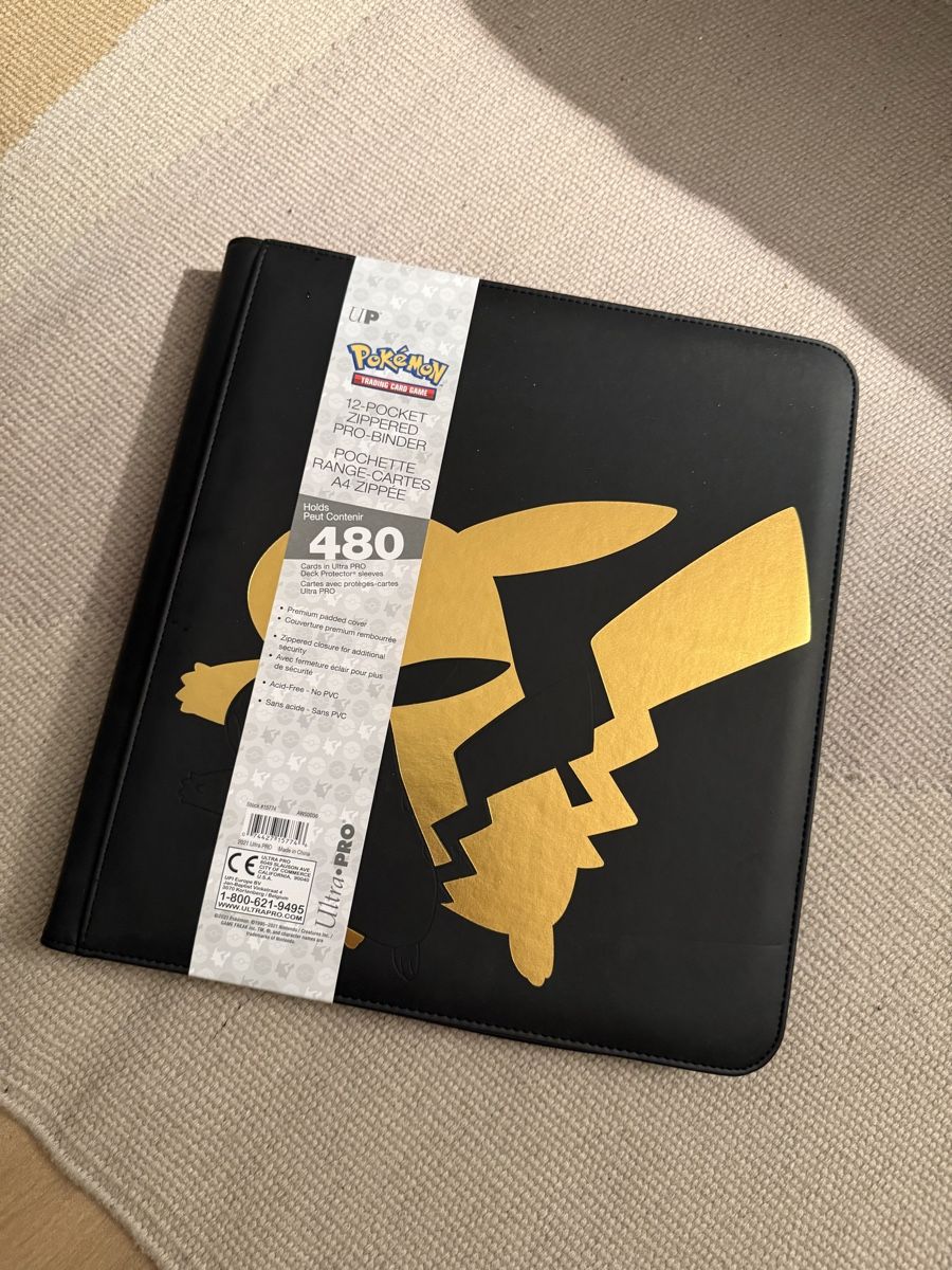 Ultra Pro Albums: Pokemon Pikachu Pro-Binder A4 480 Karten neu – Neuf avec emballage d'origine à Wiesendangen par knut25