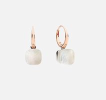 Neue Pomellato Nudo Ohrringe Petit Weisser Topas Gelé