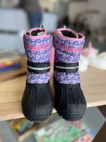 KangaROOS Winterstiefel, Lila mit Herzen, Gr. 30, Top! (50)