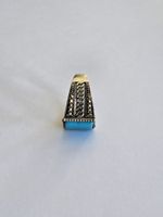 Bague en argent, Turquoise, taille 60