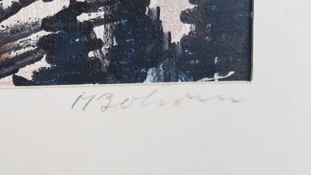Gemälde: " Winterabend" - Max Bohren  -   Schweizer Kunst – Gebraucht aus Horw von Kunstreich7 2