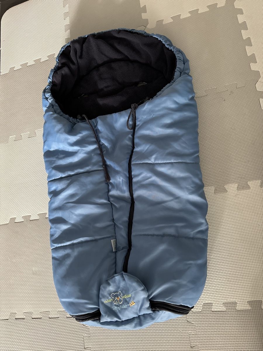 Odenwälder Sacchi a pelo: Winterfusssack Odenwälder BabyNest blau – Usato da Zürich venduto da Petrui