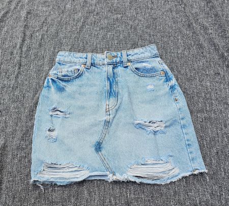 Jeans Jupe / Rock Gr. XS Used-Look