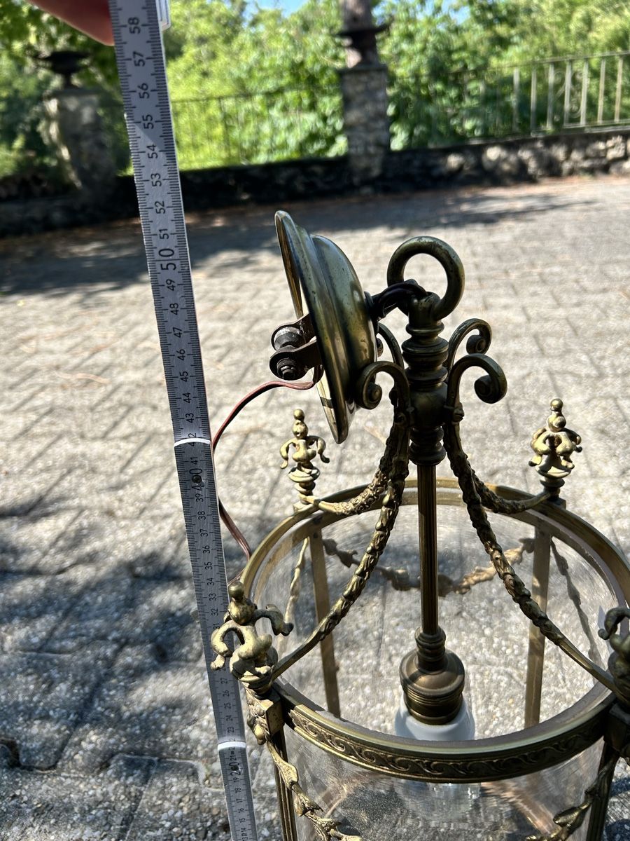Lampen: Lampe en bronze doré ancienne  – Gebraucht aus Lully VD von Garance040 3