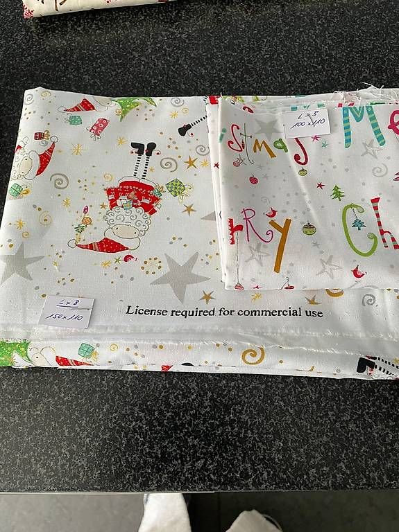 Stoffe: Weihnachtsstoffe Baumwolle ca. 10 Meter – Neu und originalverpackt aus Wil SG von lovely02 1