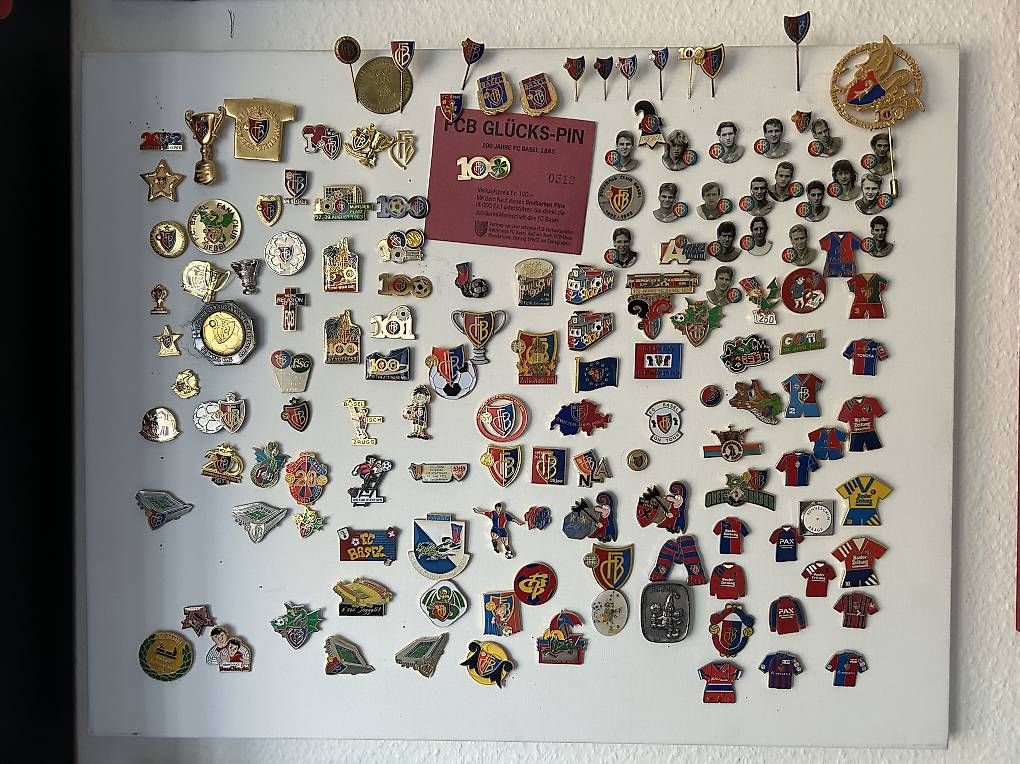 Placchette & Badge: Grosse Sammlung Fc Basel Pin!! – Usato da Allschwil venduto da Haffelow