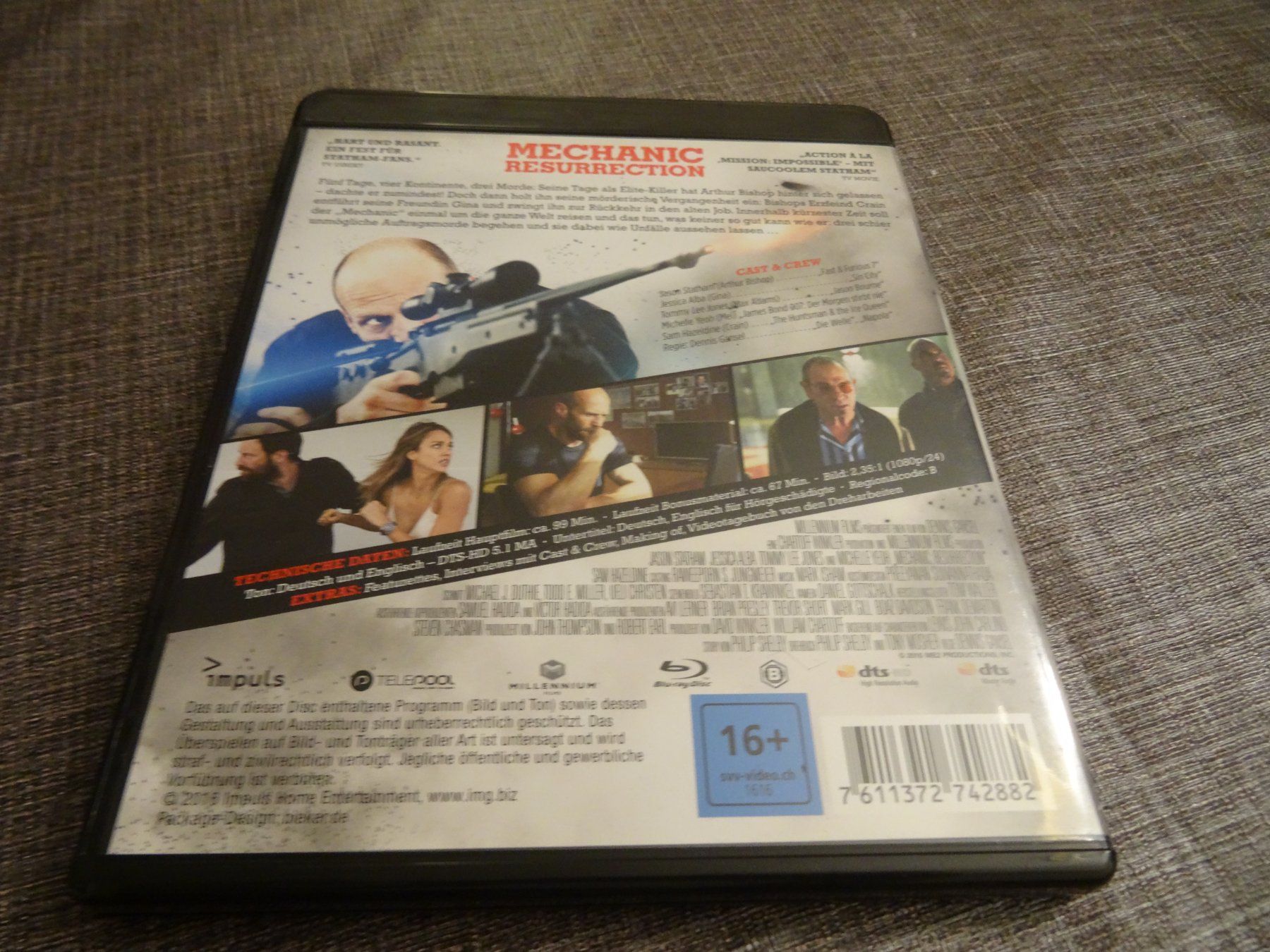 Tous les DVDs: Mechanic Resurrection Blu-ray – D'occasion à Olten par Disc-Verkauf 2