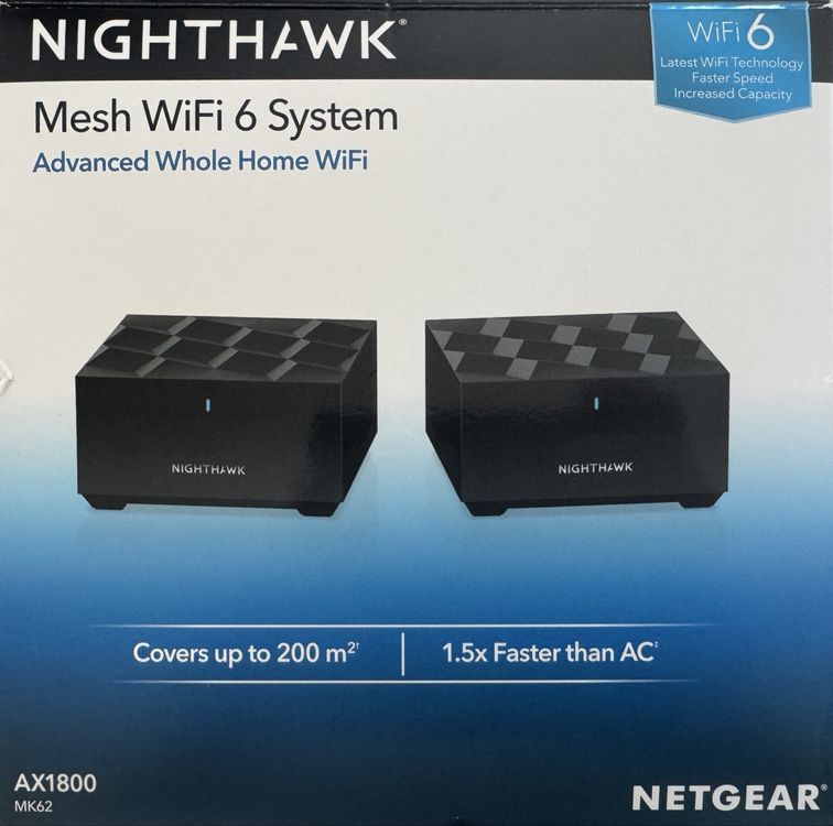 Nighthawk Mesh WiFi 6 System AX1800 - Whole Home Coverage (Gebraucht ...