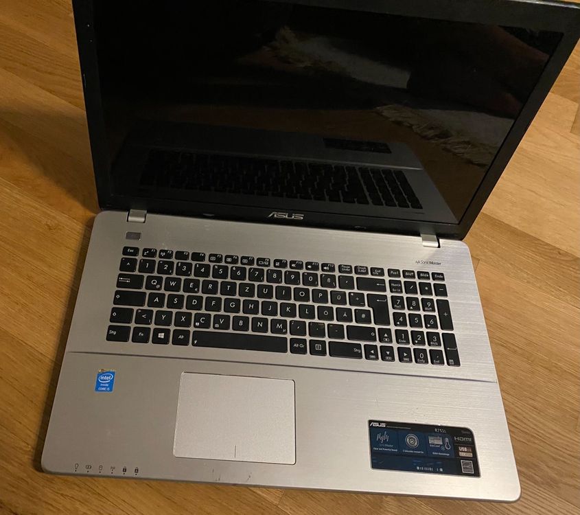 Capot Pour Ordinateur Portable Asus R751L - Reconditionné Par Le Vendeur - Origine France