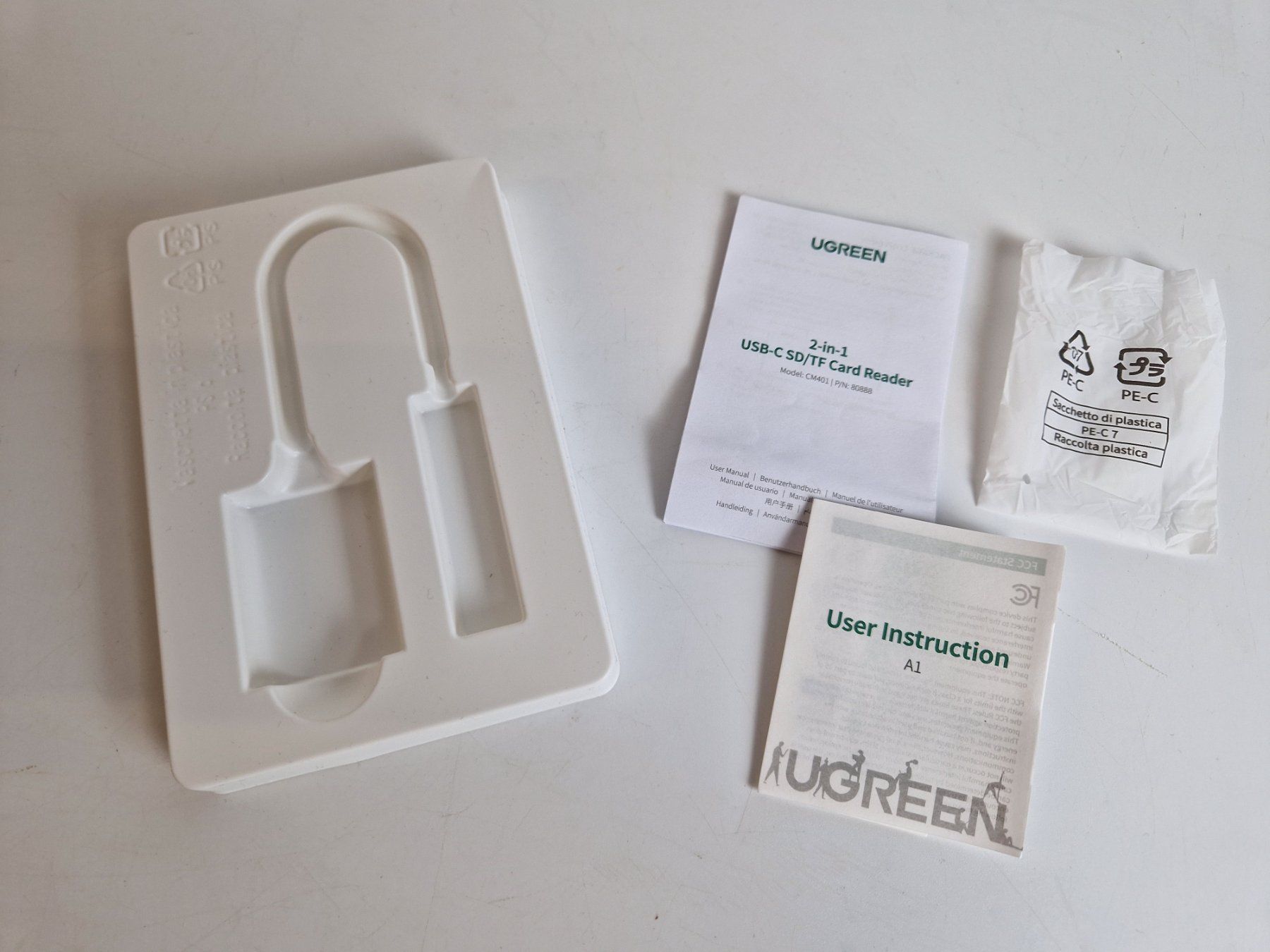 Ugreen Kartenlesegeräte: UGREEN USB-C Kartenlesegerät CM401 – Neu (gemäss Beschreibung) aus Muhen von Restwert_Muhen 4