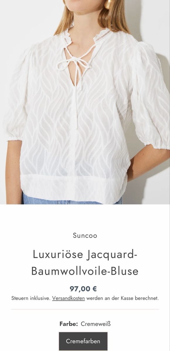 Camicette: SUNCOO Bluse Gr.XS/S NP139,- akt.Kollektion – Nuovo (secondo la descrizione) da Degersheim venduto da Starkigel 4