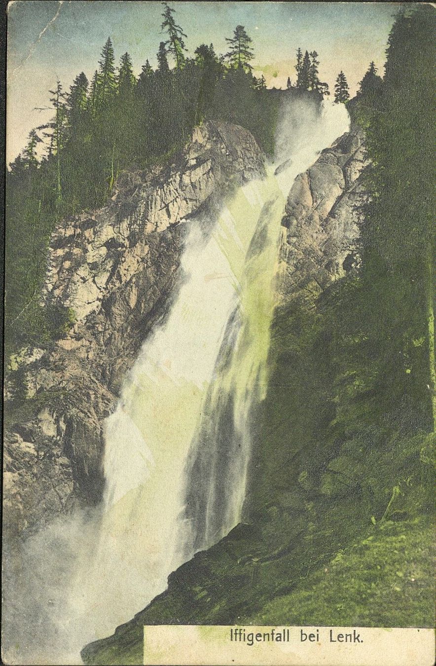 Ansichtskarten: Postkarte: Iffigenfall – Gebraucht aus Gwatt (Thun) von seeblick98