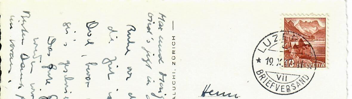 Ansichtskarten: Luzern – Gebraucht aus Hochdorf von Ziegel-16 1