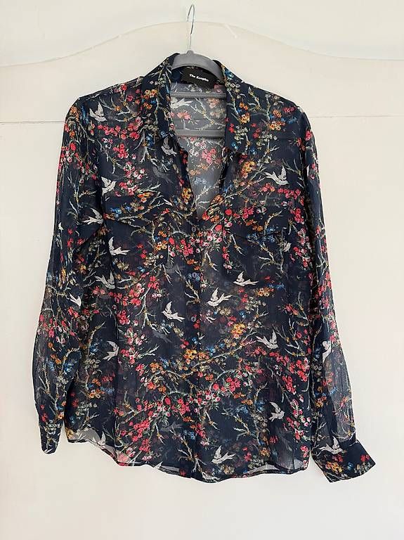 Kooples Camicette: The Kooples Bluse Seide dunkelblau navy 38 – Nuovo (secondo la descrizione) da Zürich venduto da a_weit