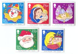 Briefmarken "Weihnachtsmann". Isle of Man.