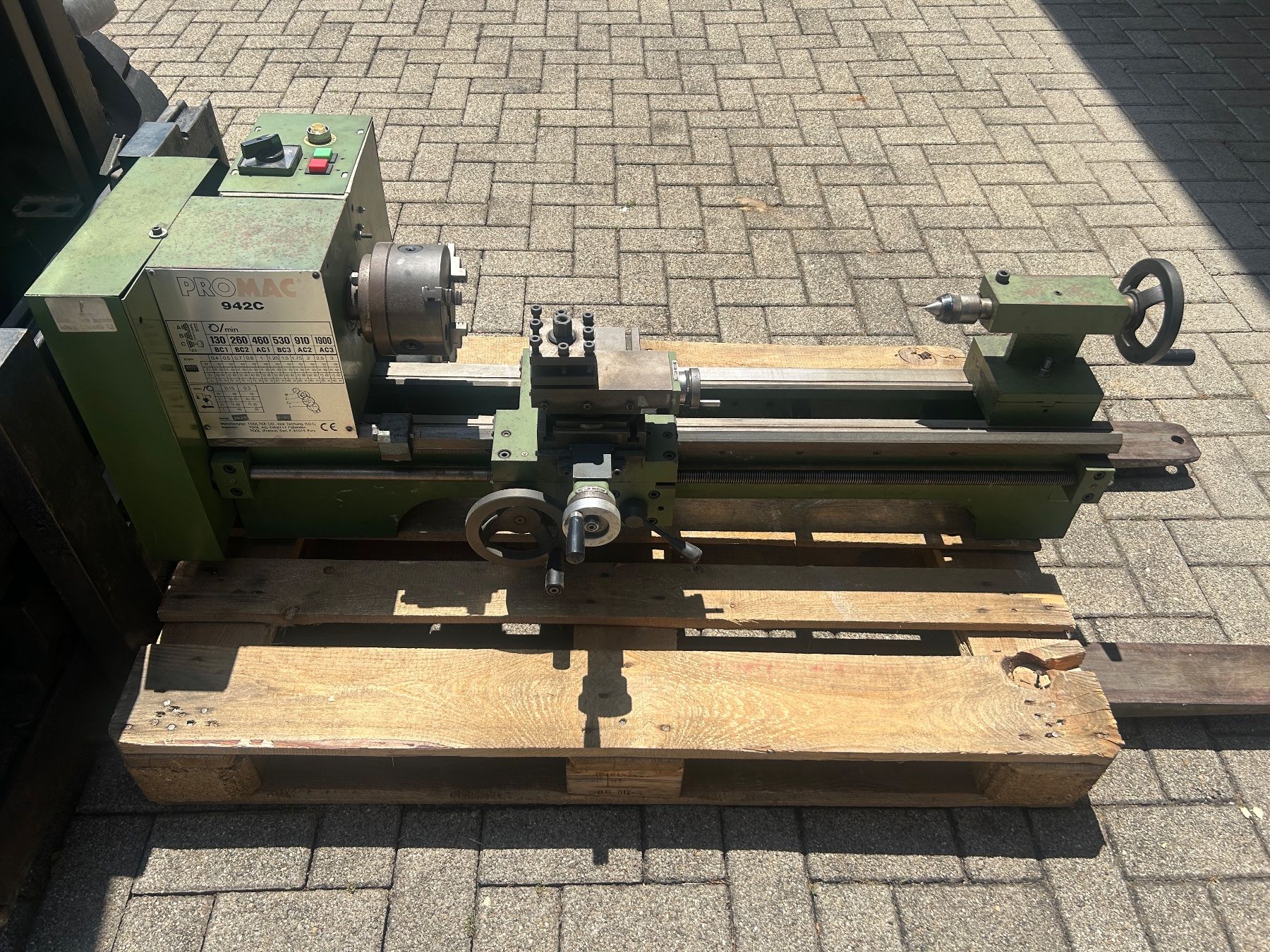 Promac Alle Maschinen: PROMAC Drehbank 942C – Gebraucht aus Rothenfluh von BitterlinPartner
