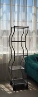 Vetrina rotante 5 ripiani in PVC 40x40x180 cm.