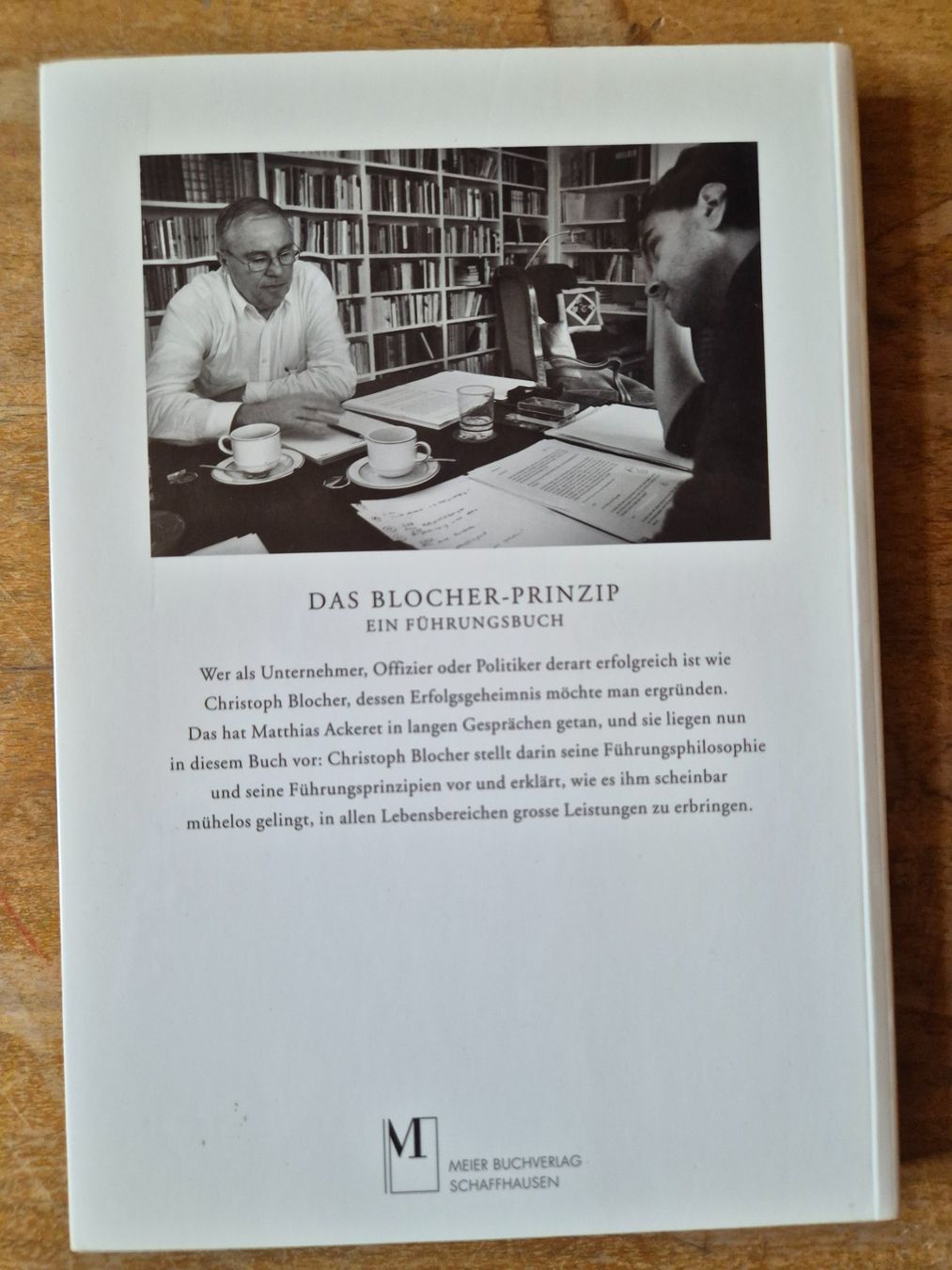 Bücher: Buch  - Das Blocher-Prinzip - ein Führungsbuch – Gebraucht aus Buchs SG von MStBu 1