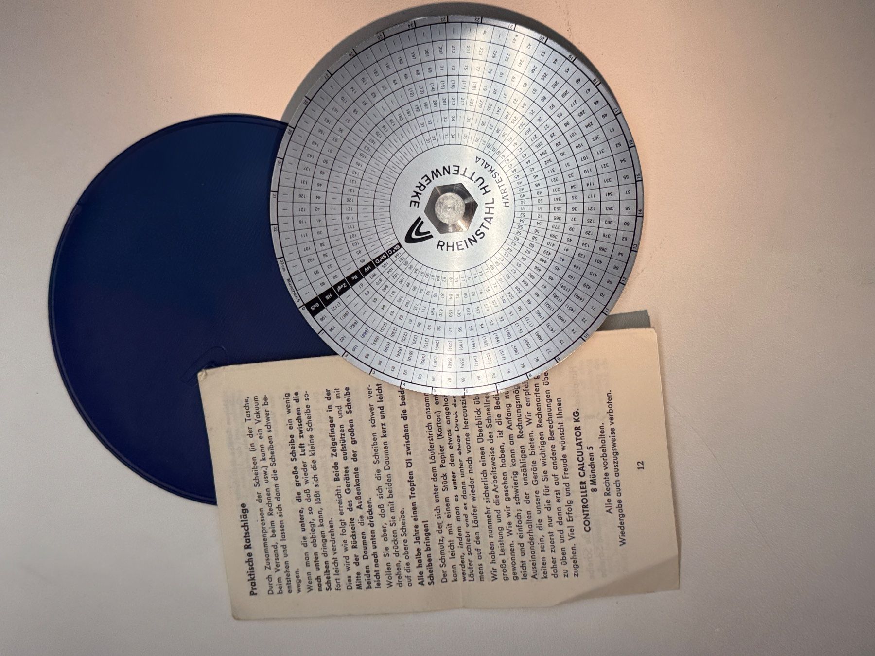 Calcolatrici tascabili: Vintage Rechenschieber Rechenscheibe – Usato da Lostorf venduto da Peschmi10 2