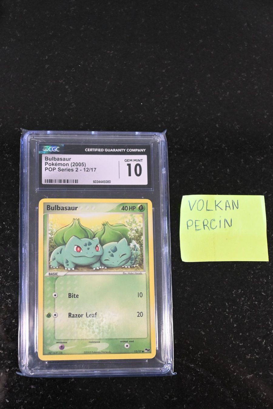 Pokémon Carte collezionabili: Bulbasaur #12 Pokemon POP Series 2 PSA 10 – Nuovo (secondo la descrizione) da Aigle venduto da PSAPOKEVOVO