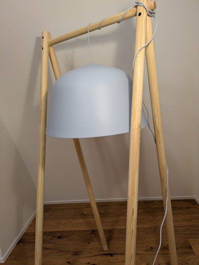 Muuto Kronleuchter & Deckenlampen: Muuto Pendelleuchte Ambit 55cm hellblau – Neu (gemäss Beschreibung) aus Wabern von maulwurfhansi