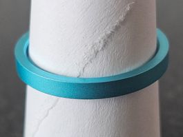Mood Addon 1/3 en aluminium bleu clair, taille 52