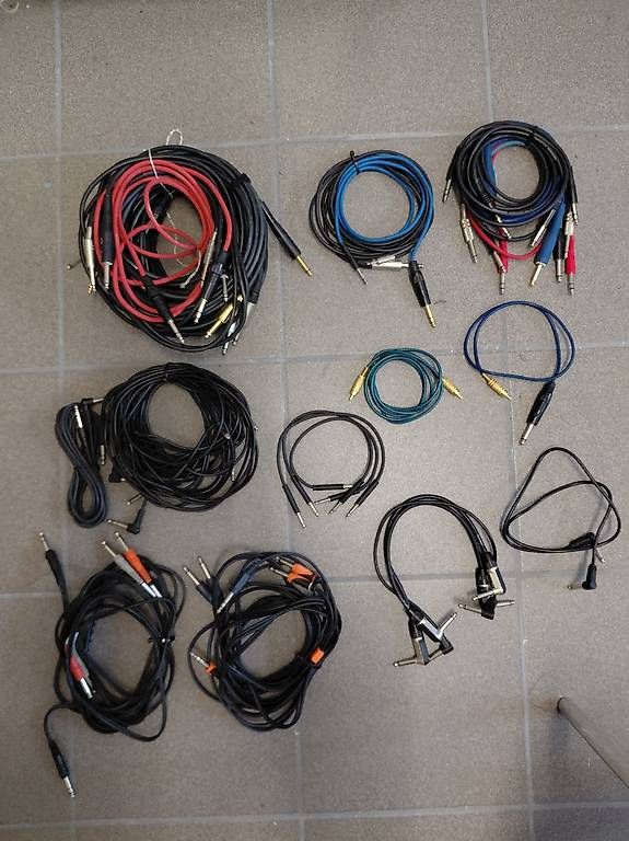 Kabel: Großes Instrumenten- & Patchkabel-Set – Gebraucht aus Wangs von man_v2j2 2