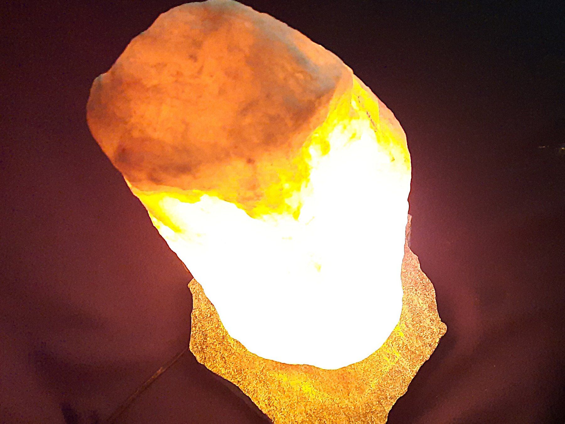 Lampade: Salzsteinlampe auf Granitsockel – Usato da Beinwil am See venduto da Restwert_Beinwil 1