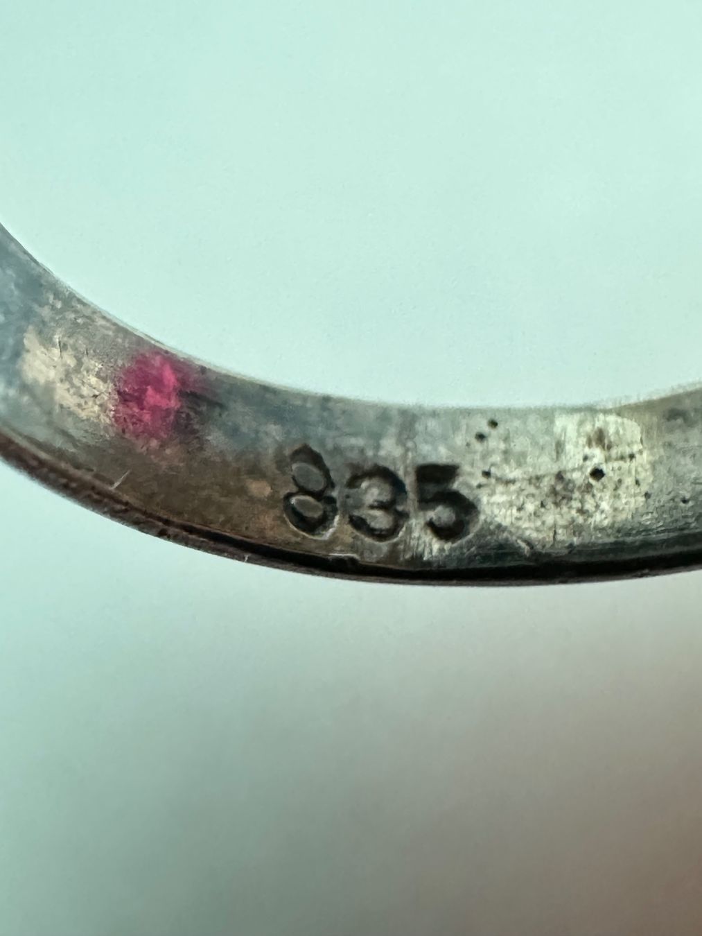 Anelli: antiker 835 Silber Siegelring – Usato da Onex venduto da Antiqueshow 4