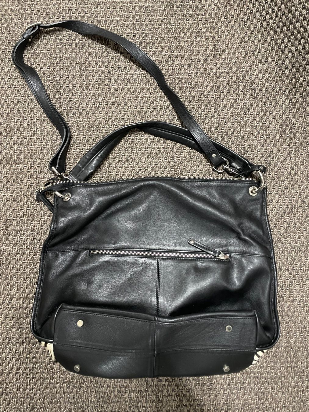 Borse da donna: Handtasche schwarz mit Zebra Muster – Nuovo (secondo la descrizione) da Wädenswil venduto da TristanBrandle 1