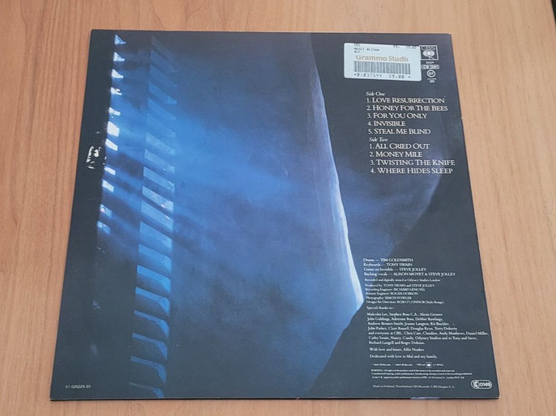 Schallplatten: LP Alison Moyet – Gebraucht aus Martigny von MZ-67 1