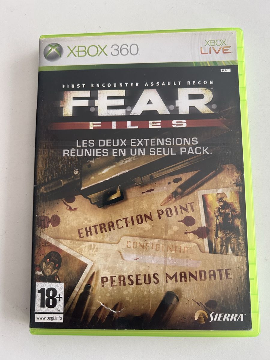 Jeux: FEAR Files cib – D'occasion à Pully par PongDayOne