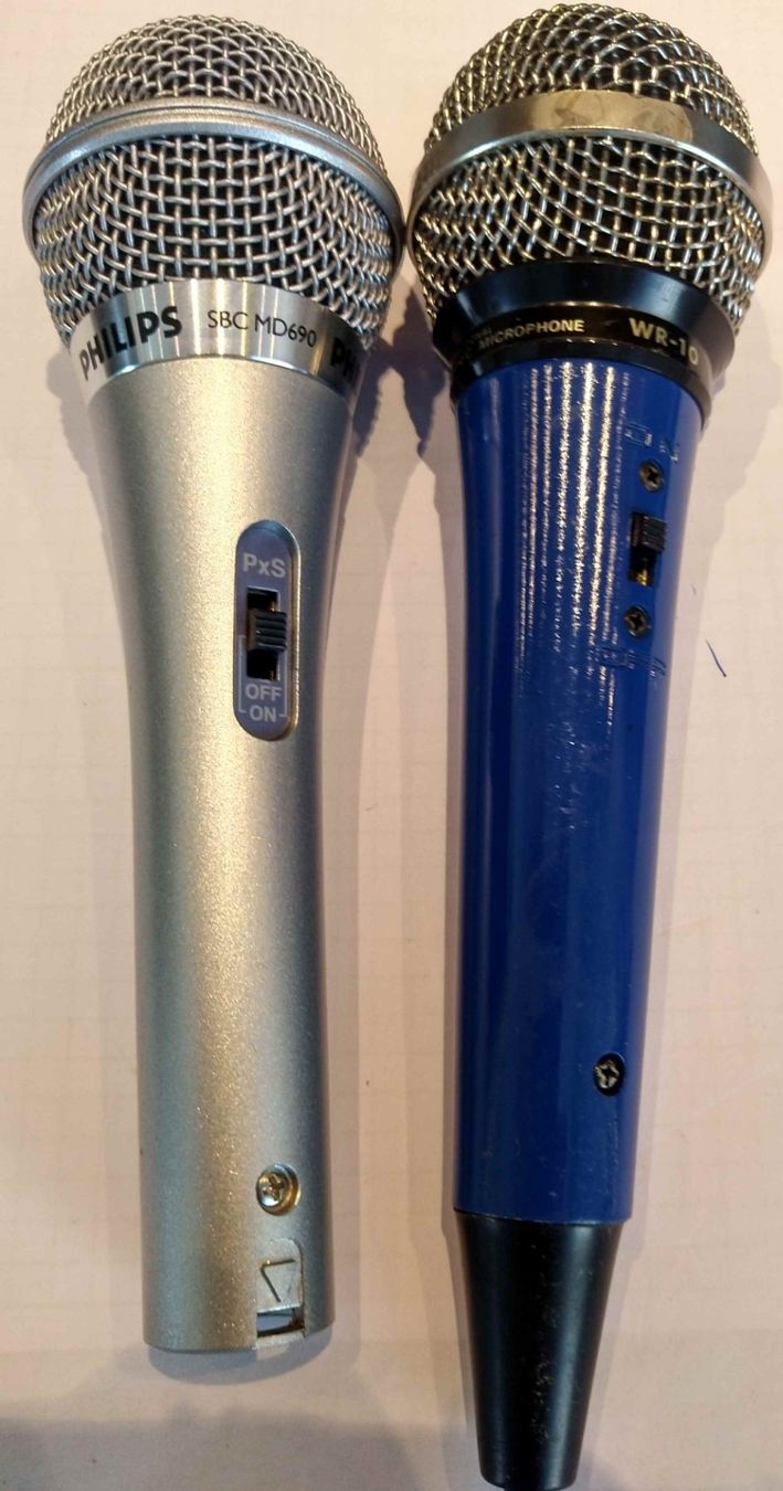 Mikrofone: Zwei dynamische Mikrofone, 1x XLR / 1x 6.3mm, – Gebraucht aus Hemishofen von Roefix94