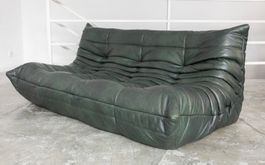 3er Sofa Togo, neu bezogen mit Leder