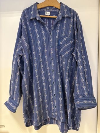 Edelweiss Hemd königsblau Grösse XL 