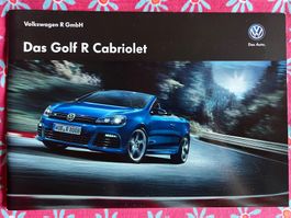 Brochure VW - Das Golf R Cabriolet - Neu - 12/2012