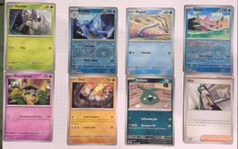 8x Pokémon Karten - PAR En - Paradox Rift